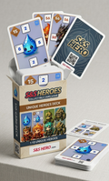 S&S Heroes - 110-Card Unique Heroes Deck (Collectible Card Game)